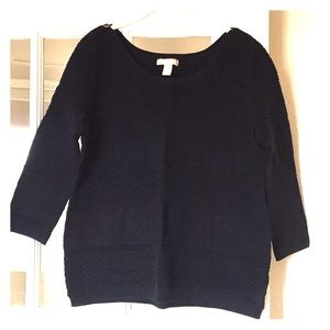 BR textured pullover sweater
